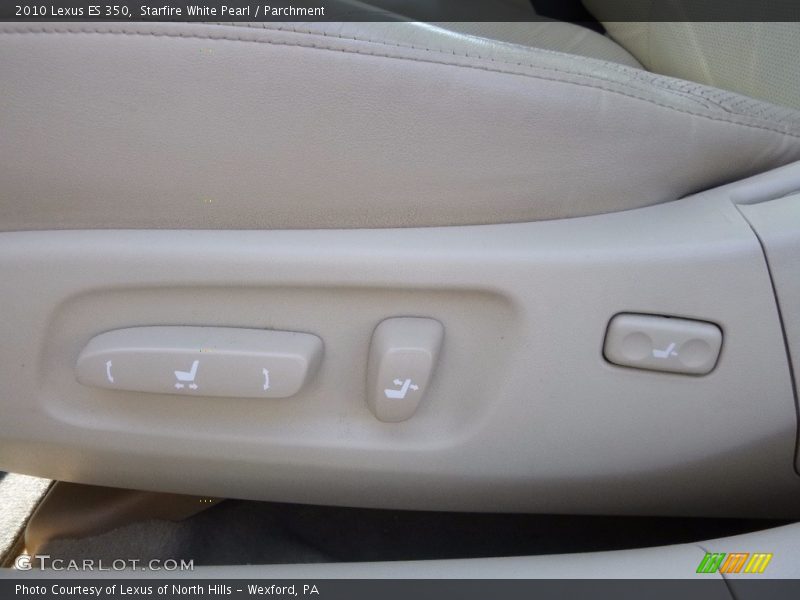 Starfire White Pearl / Parchment 2010 Lexus ES 350