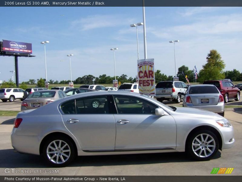 Mercury Silver Metallic / Black 2006 Lexus GS 300 AWD
