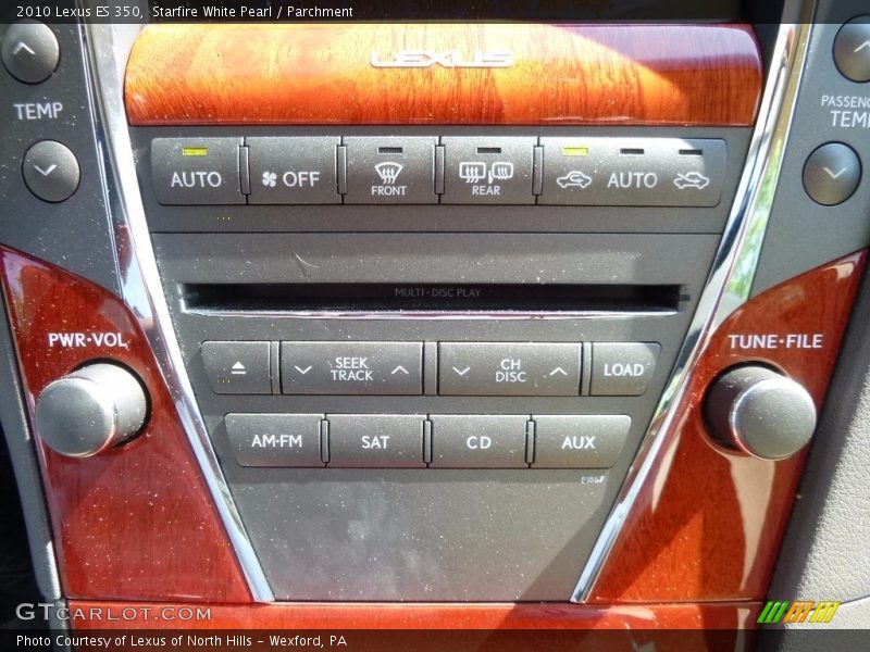 Starfire White Pearl / Parchment 2010 Lexus ES 350