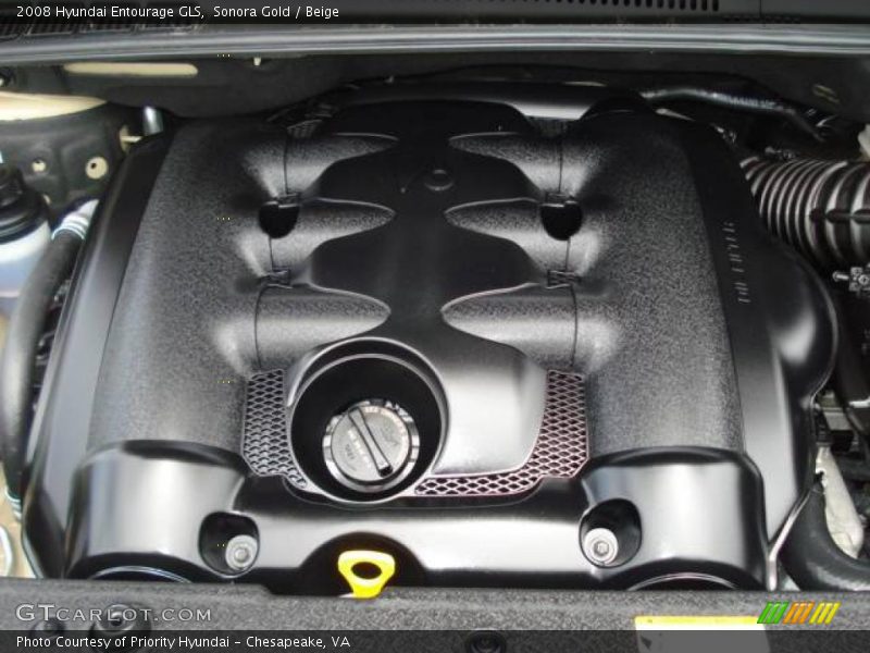 Sonora Gold / Beige 2008 Hyundai Entourage GLS