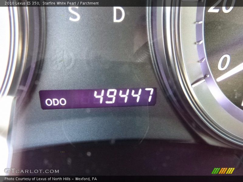 Starfire White Pearl / Parchment 2010 Lexus ES 350