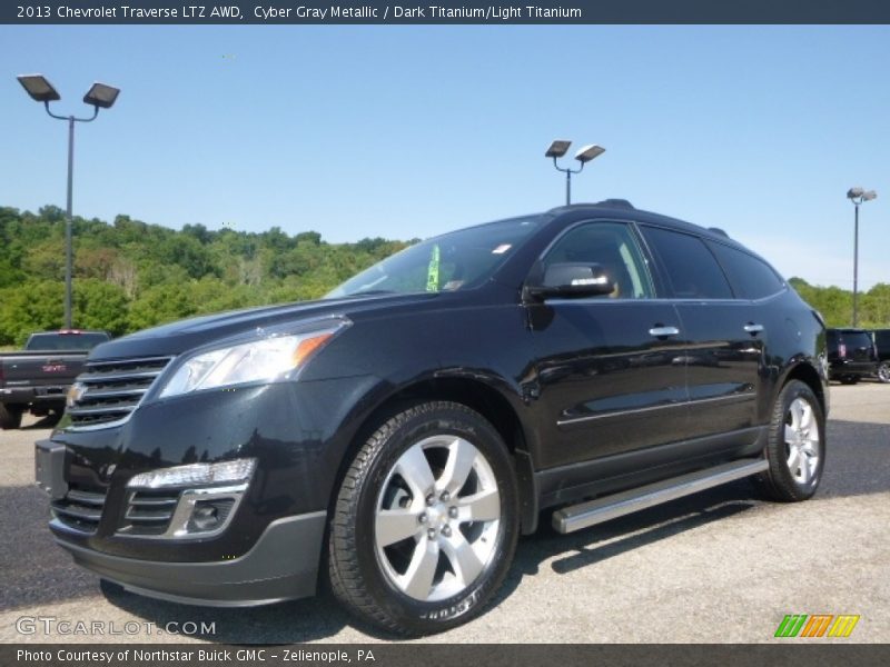Cyber Gray Metallic / Dark Titanium/Light Titanium 2013 Chevrolet Traverse LTZ AWD