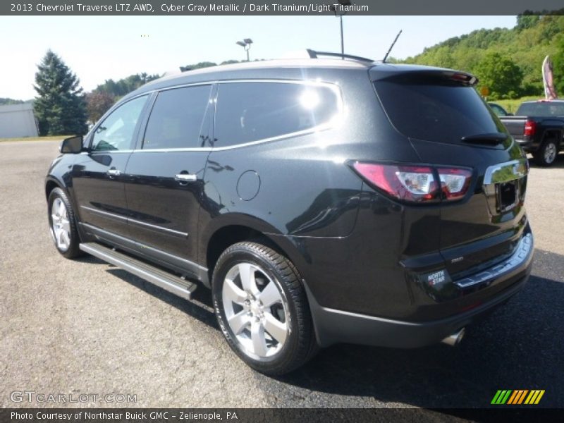 Cyber Gray Metallic / Dark Titanium/Light Titanium 2013 Chevrolet Traverse LTZ AWD