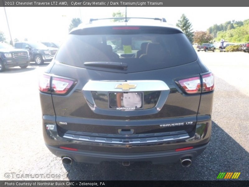 Cyber Gray Metallic / Dark Titanium/Light Titanium 2013 Chevrolet Traverse LTZ AWD