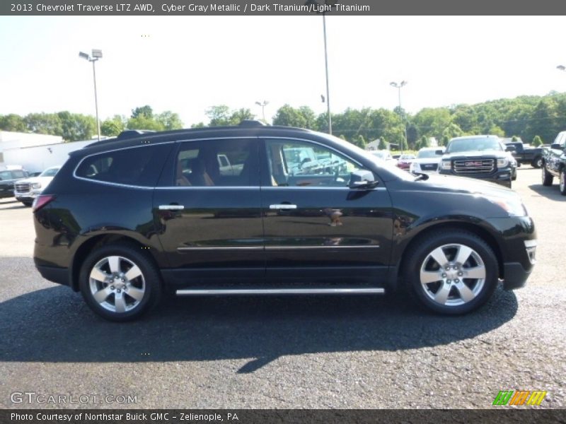 Cyber Gray Metallic / Dark Titanium/Light Titanium 2013 Chevrolet Traverse LTZ AWD