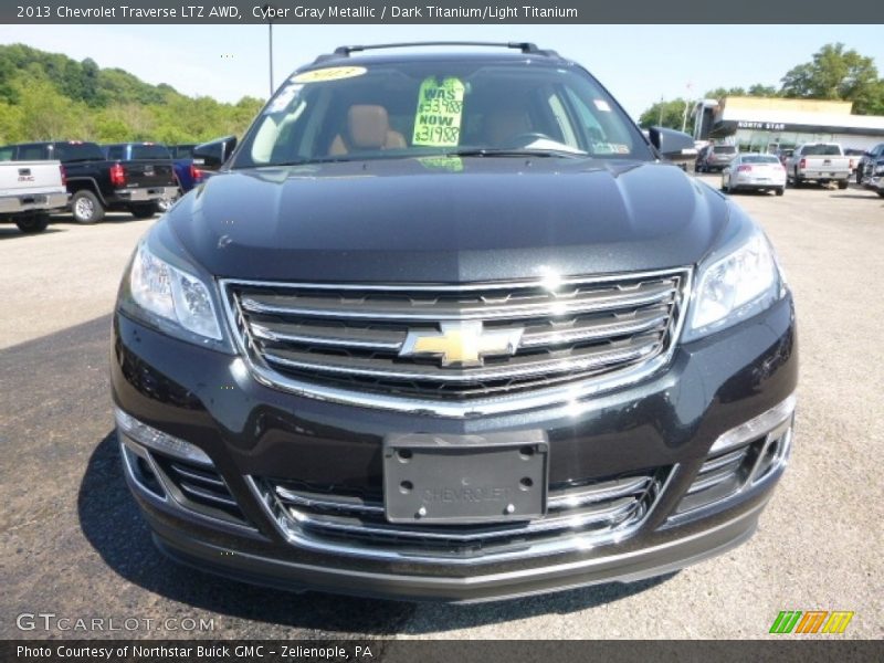 Cyber Gray Metallic / Dark Titanium/Light Titanium 2013 Chevrolet Traverse LTZ AWD