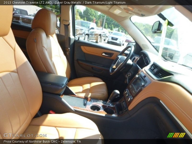 Cyber Gray Metallic / Dark Titanium/Light Titanium 2013 Chevrolet Traverse LTZ AWD
