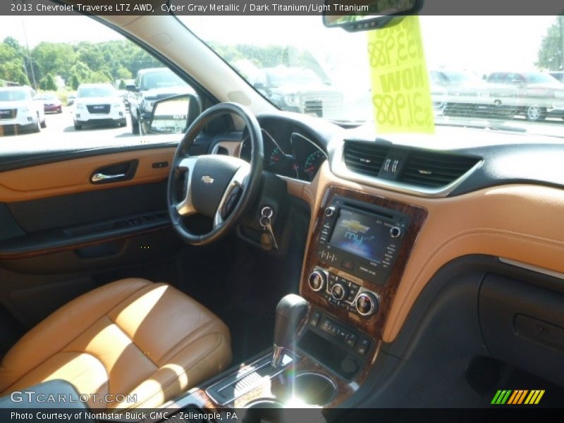 Cyber Gray Metallic / Dark Titanium/Light Titanium 2013 Chevrolet Traverse LTZ AWD