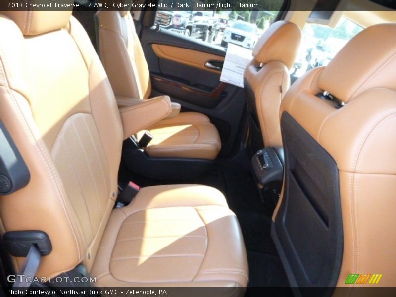 Cyber Gray Metallic / Dark Titanium/Light Titanium 2013 Chevrolet Traverse LTZ AWD