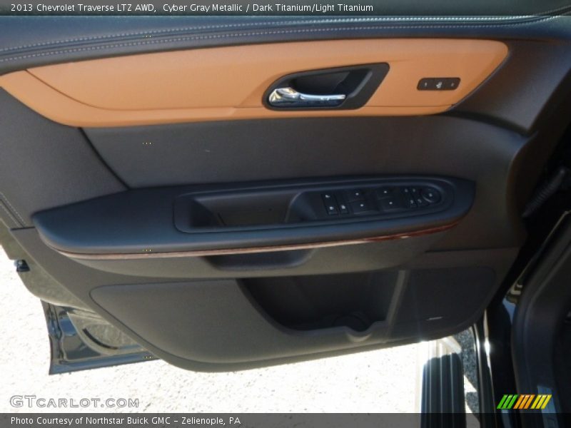 Cyber Gray Metallic / Dark Titanium/Light Titanium 2013 Chevrolet Traverse LTZ AWD