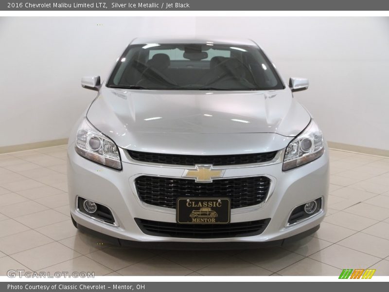 Silver Ice Metallic / Jet Black 2016 Chevrolet Malibu Limited LTZ