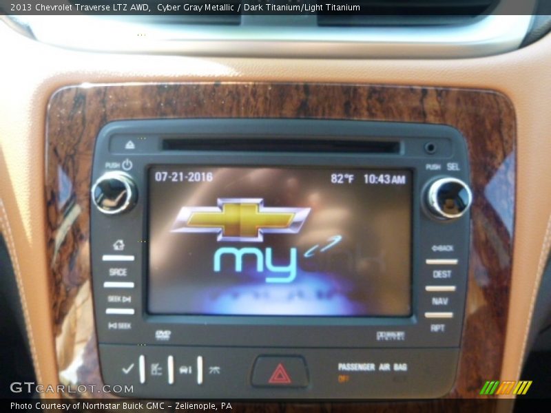 Cyber Gray Metallic / Dark Titanium/Light Titanium 2013 Chevrolet Traverse LTZ AWD