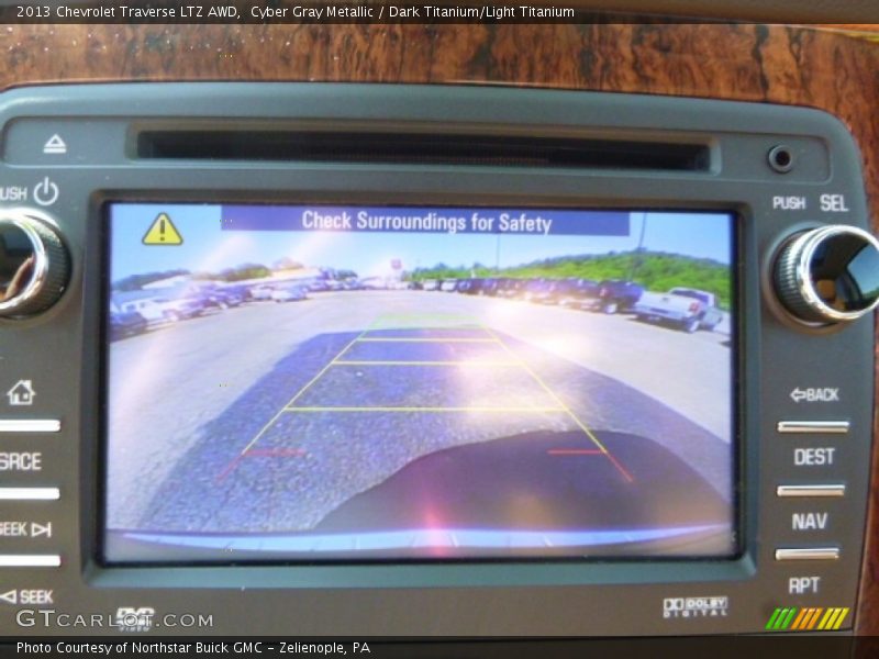 Cyber Gray Metallic / Dark Titanium/Light Titanium 2013 Chevrolet Traverse LTZ AWD