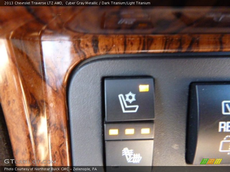 Cyber Gray Metallic / Dark Titanium/Light Titanium 2013 Chevrolet Traverse LTZ AWD