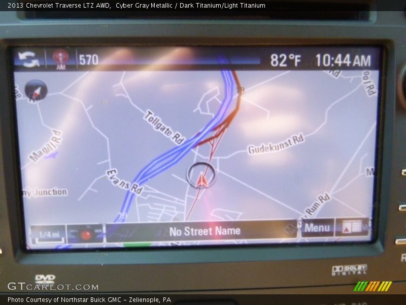 Cyber Gray Metallic / Dark Titanium/Light Titanium 2013 Chevrolet Traverse LTZ AWD