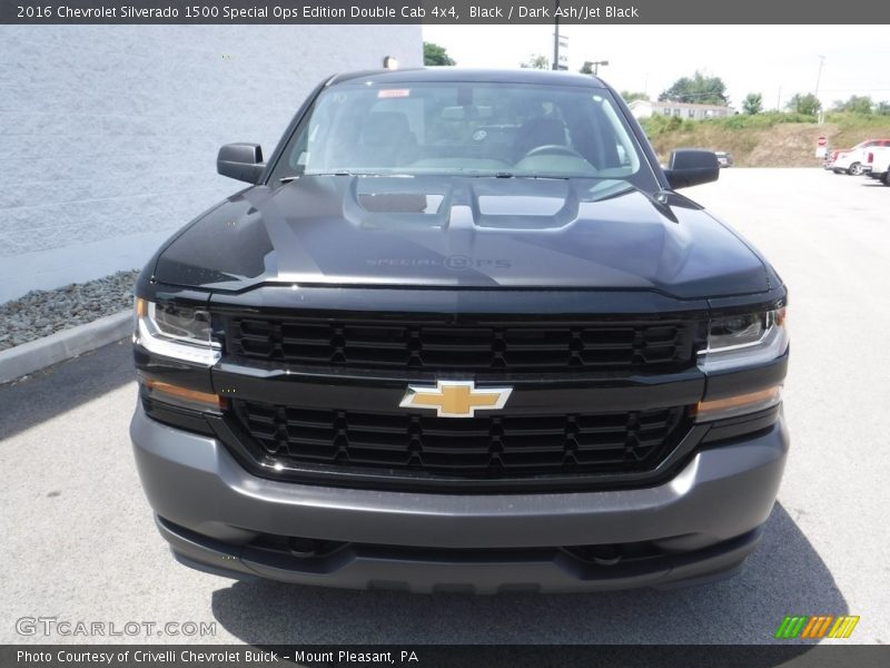 Black / Dark Ash/Jet Black 2016 Chevrolet Silverado 1500 Special Ops Edition Double Cab 4x4