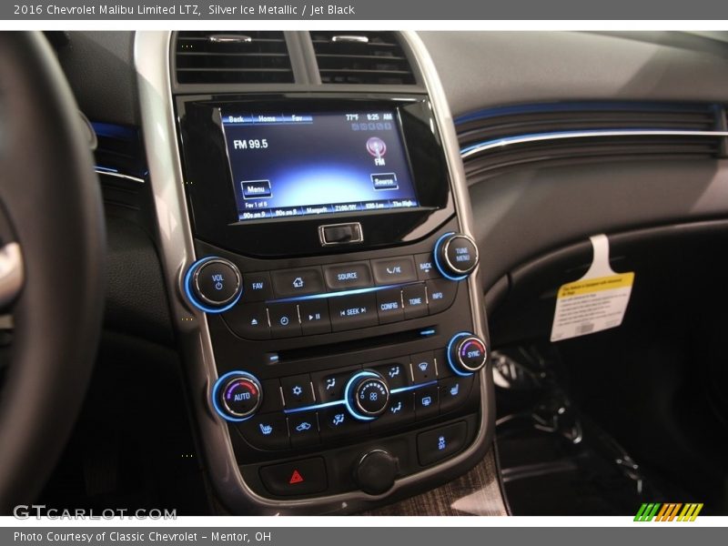 Silver Ice Metallic / Jet Black 2016 Chevrolet Malibu Limited LTZ