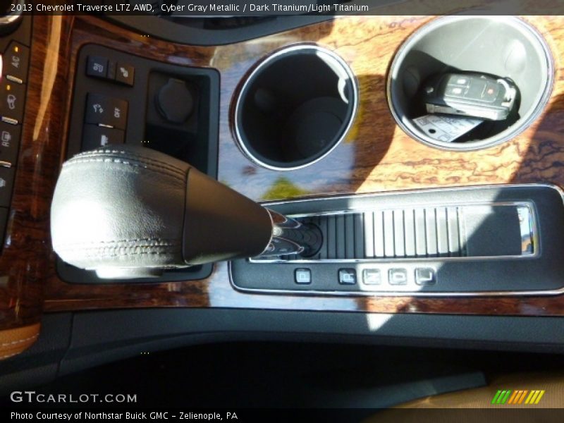 Cyber Gray Metallic / Dark Titanium/Light Titanium 2013 Chevrolet Traverse LTZ AWD