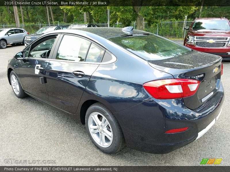 Blue Ray Metallic / Jet Black 2016 Chevrolet Cruze LT Sedan