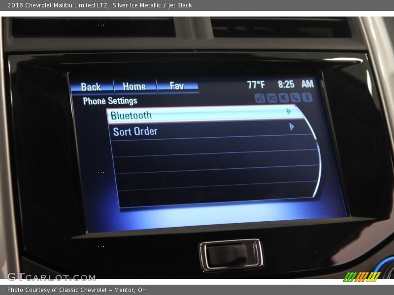 Silver Ice Metallic / Jet Black 2016 Chevrolet Malibu Limited LTZ