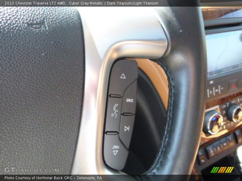 Cyber Gray Metallic / Dark Titanium/Light Titanium 2013 Chevrolet Traverse LTZ AWD