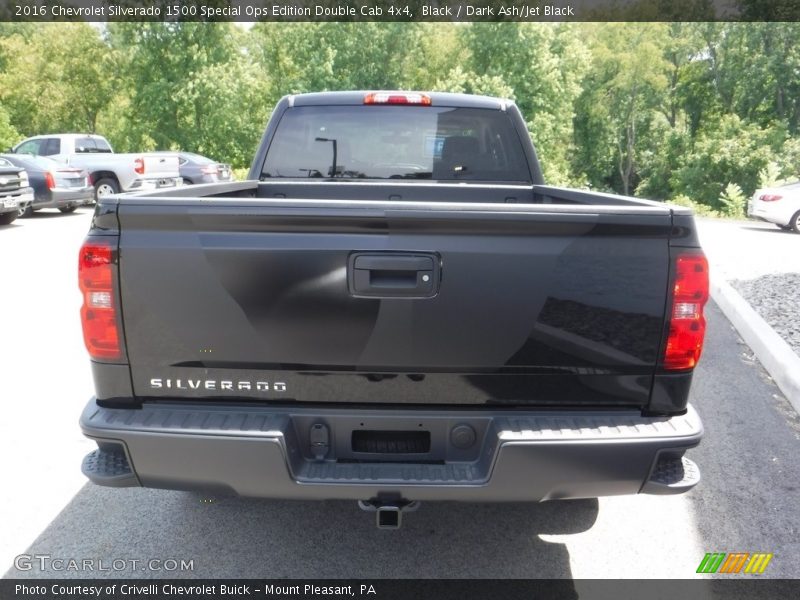 Black / Dark Ash/Jet Black 2016 Chevrolet Silverado 1500 Special Ops Edition Double Cab 4x4