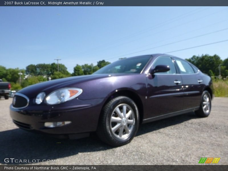 Midnight Amethyst Metallic / Gray 2007 Buick LaCrosse CX