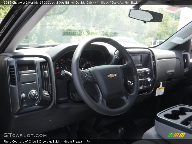 Black / Dark Ash/Jet Black 2016 Chevrolet Silverado 1500 Special Ops Edition Double Cab 4x4