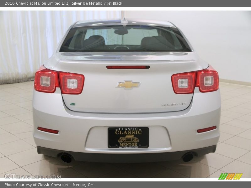 Silver Ice Metallic / Jet Black 2016 Chevrolet Malibu Limited LTZ