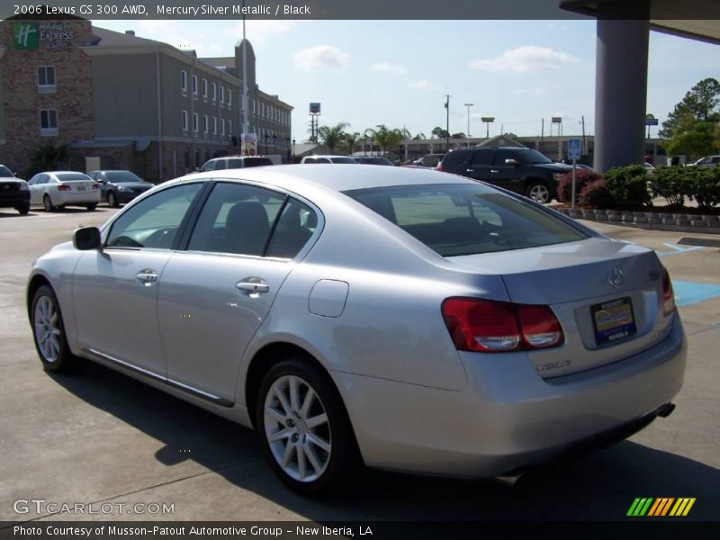 Mercury Silver Metallic / Black 2006 Lexus GS 300 AWD