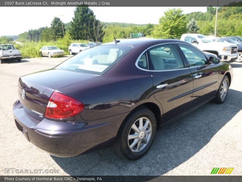 Midnight Amethyst Metallic / Gray 2007 Buick LaCrosse CX