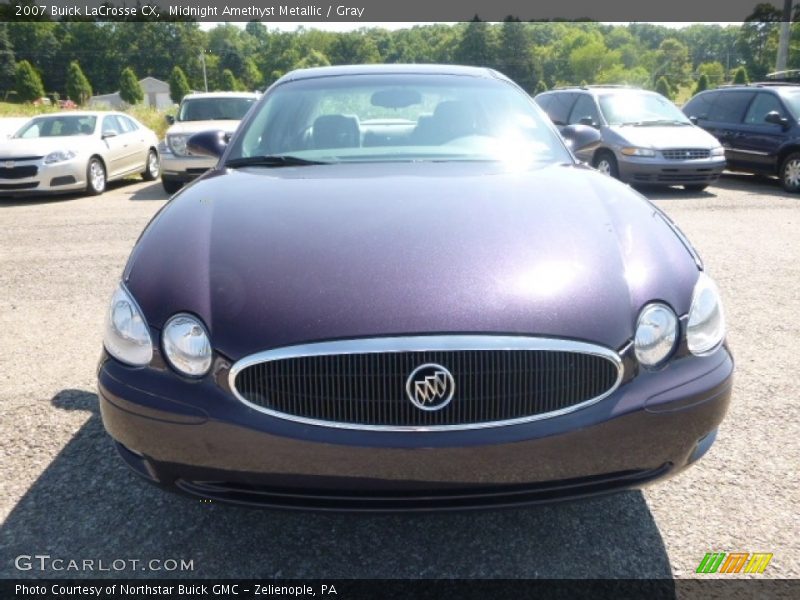Midnight Amethyst Metallic / Gray 2007 Buick LaCrosse CX