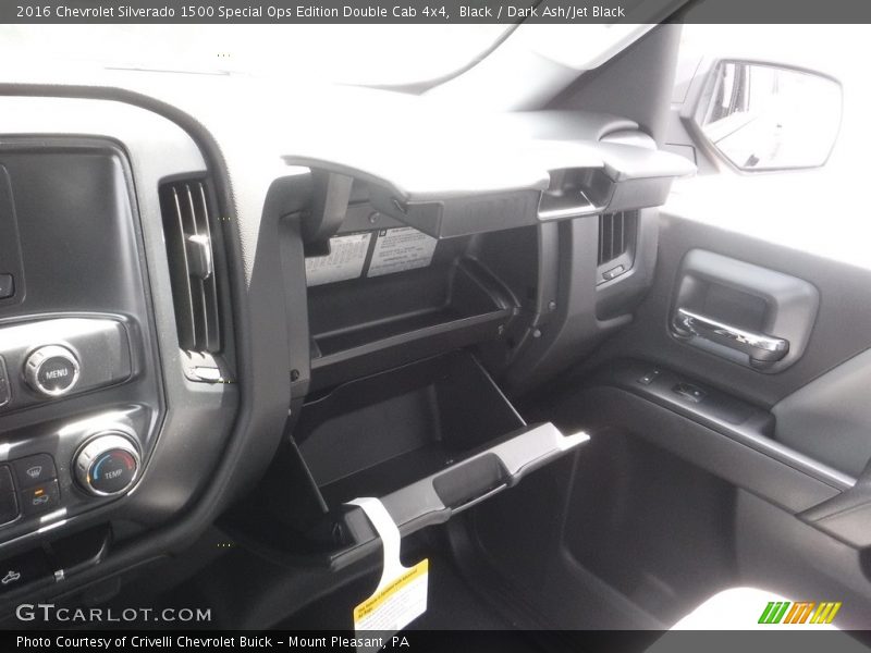 Black / Dark Ash/Jet Black 2016 Chevrolet Silverado 1500 Special Ops Edition Double Cab 4x4