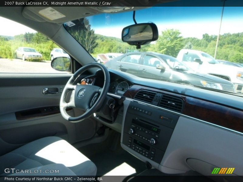 Midnight Amethyst Metallic / Gray 2007 Buick LaCrosse CX