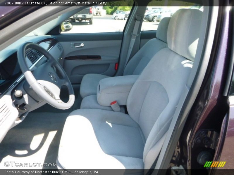Midnight Amethyst Metallic / Gray 2007 Buick LaCrosse CX