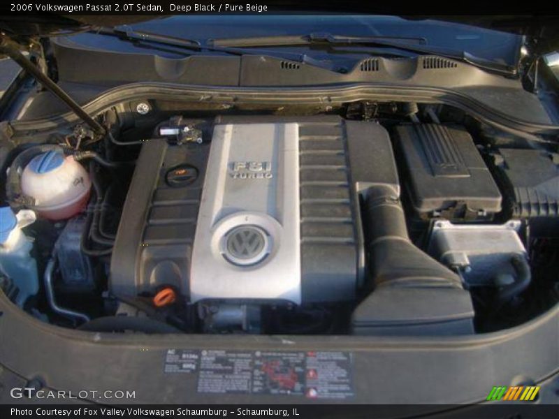 Deep Black / Pure Beige 2006 Volkswagen Passat 2.0T Sedan