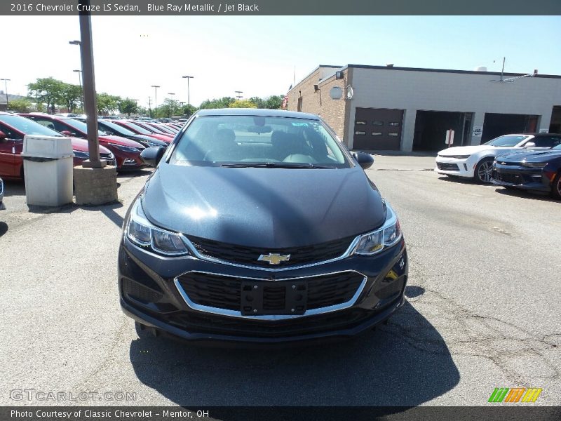 Blue Ray Metallic / Jet Black 2016 Chevrolet Cruze LS Sedan