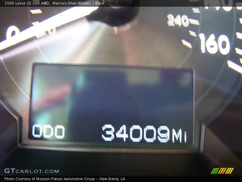 Mercury Silver Metallic / Black 2006 Lexus GS 300 AWD