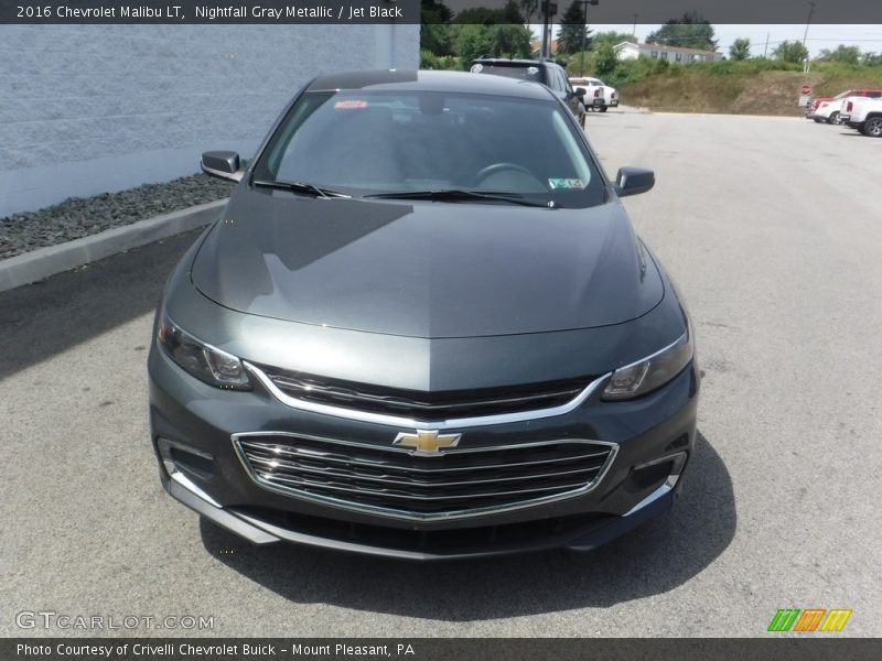Nightfall Gray Metallic / Jet Black 2016 Chevrolet Malibu LT