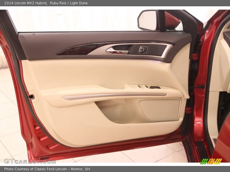 Ruby Red / Light Dune 2014 Lincoln MKZ Hybrid