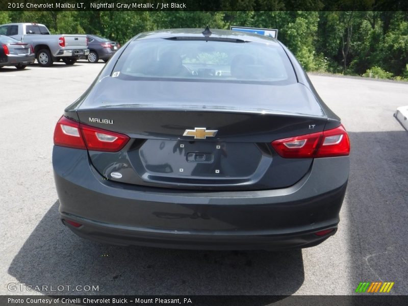 Nightfall Gray Metallic / Jet Black 2016 Chevrolet Malibu LT