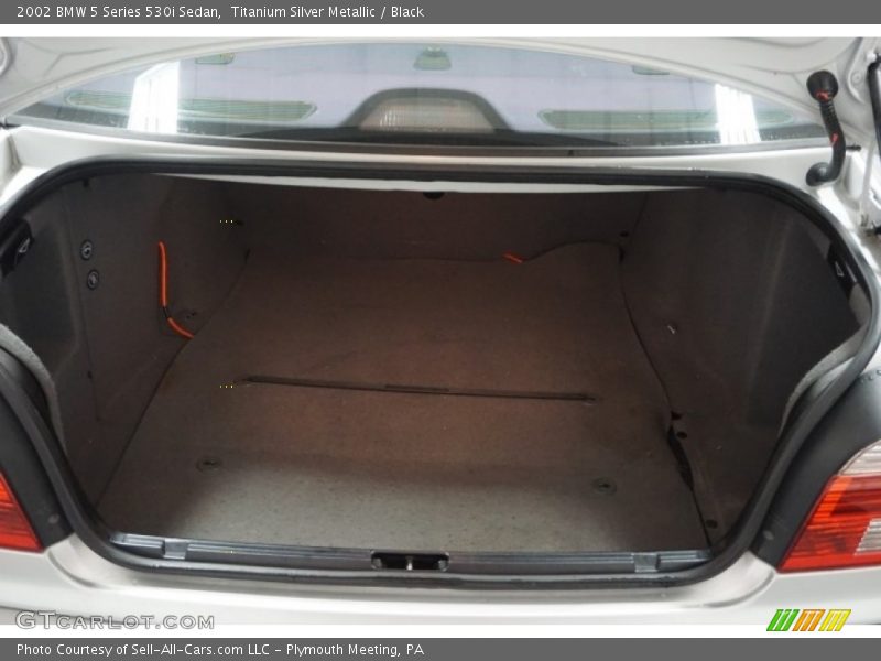 Titanium Silver Metallic / Black 2002 BMW 5 Series 530i Sedan