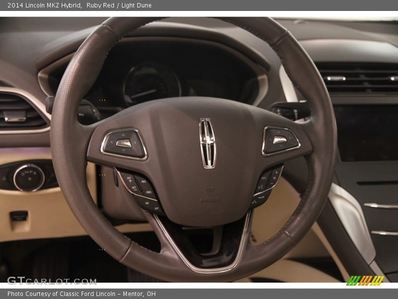 Ruby Red / Light Dune 2014 Lincoln MKZ Hybrid