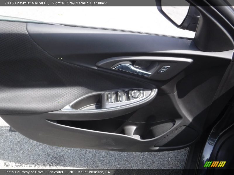 Nightfall Gray Metallic / Jet Black 2016 Chevrolet Malibu LT