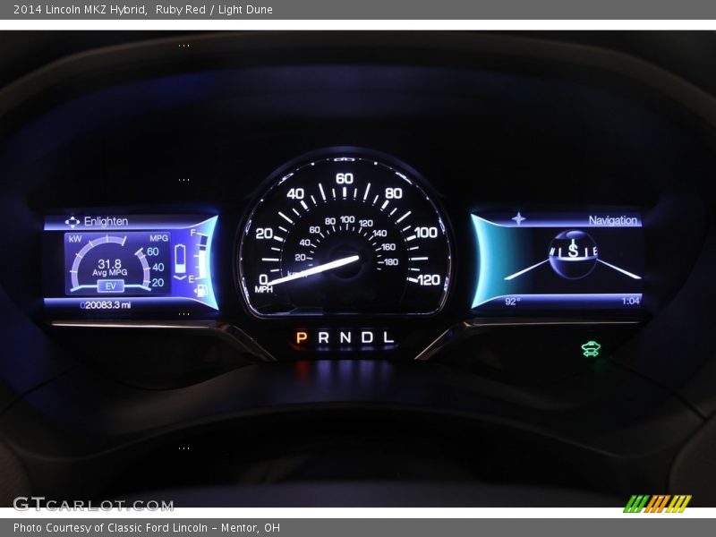 Ruby Red / Light Dune 2014 Lincoln MKZ Hybrid