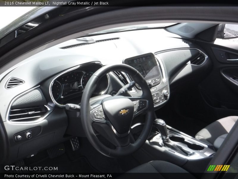 Nightfall Gray Metallic / Jet Black 2016 Chevrolet Malibu LT