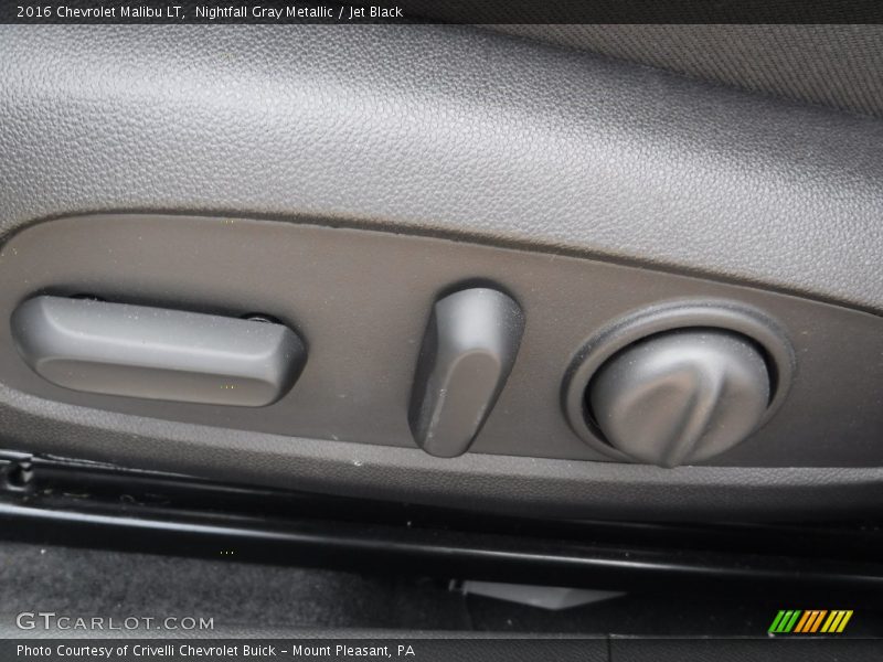 Nightfall Gray Metallic / Jet Black 2016 Chevrolet Malibu LT