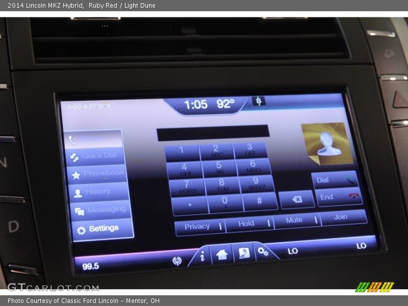 Ruby Red / Light Dune 2014 Lincoln MKZ Hybrid
