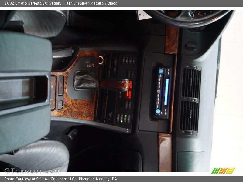Titanium Silver Metallic / Black 2002 BMW 5 Series 530i Sedan