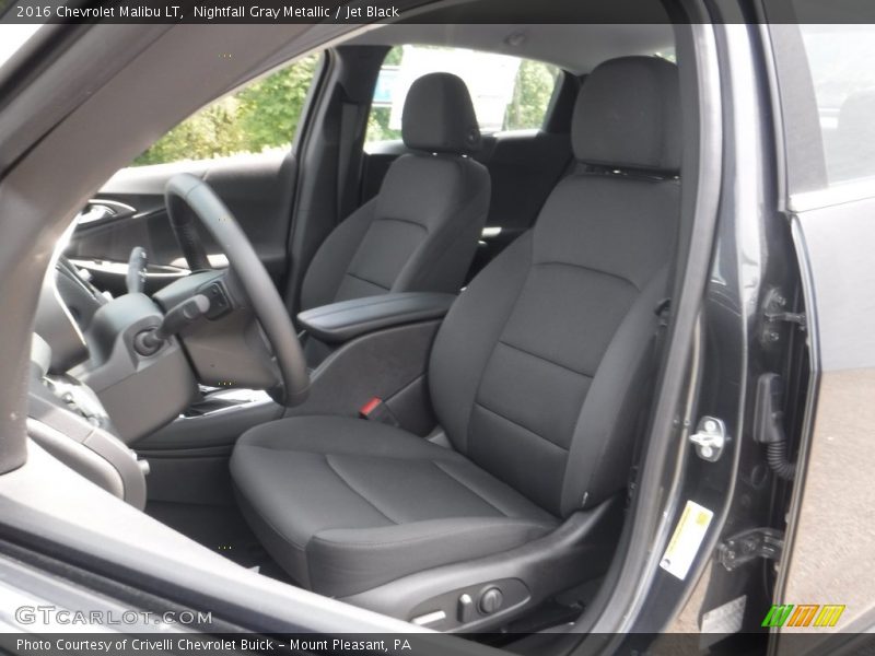 Nightfall Gray Metallic / Jet Black 2016 Chevrolet Malibu LT
